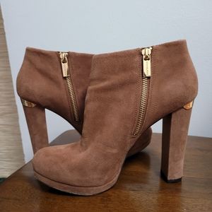 Michael Kors HAVEN ~ Bootie Ankle Boot Heel Suede